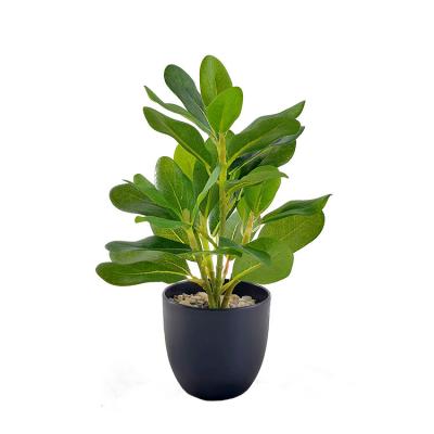 China Factory direct environmental protection plant wholesale artificial flowerpot environmental protection material artificial green leaves million for sale