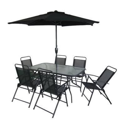 China Garden furniture (height) adjustable latest design table and chair aluminum set for sale