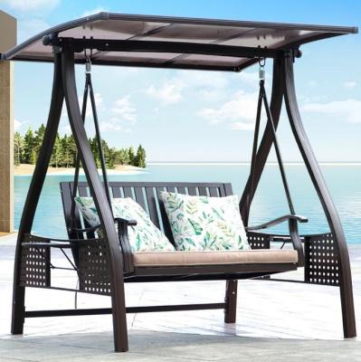 China Super Comfortable New Design Hot Selling Outdoor 2 Person Seat Garden Patio Swing Chair for sale