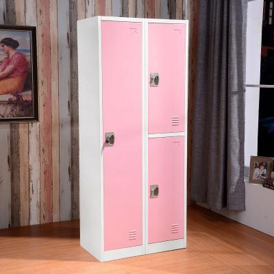 China Convertible Factory Supplier Metal Printed Closet Steel Wardrobe Clothes Cabinet Bedroom Metal Wardrobe Closet Cabinets for sale