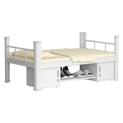 China Adjustable (height) Twin Bunk Bed Set Bunk Beds For Sale Cheap Cama De Beliche Demir Ranza Yatak Student Steel Bed for sale