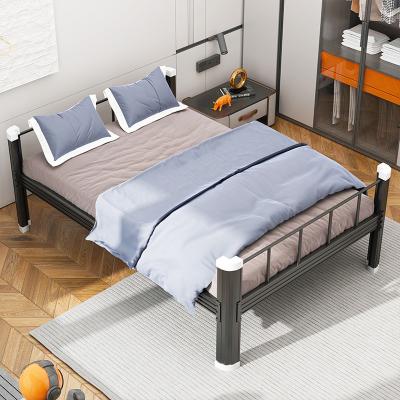 China Adjustable (height) Adult King Size Bunk Bed Big Ladder Bed For Sale Bunk Bed With Mattress Hostel Tempat Tidur Susun Besi Katil 2 for sale