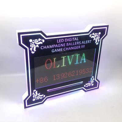 China Customized Party Event Chasing RGB Signs With Led Screen Big Programmable Marquee Message Board for sale