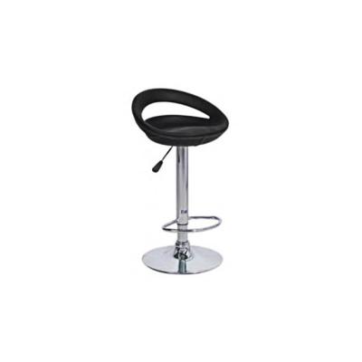 China Eco-friendly Hot-Sale Products Bar Chair Adjustable Swivel Black Pu Leather Bar Stools For Kitchen for sale