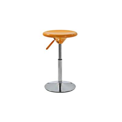 China Eco-friendly Hot Sale Wholesale Bar Furniture Cheap Rotating Bar Stool Abs Orange Bar Stool for sale