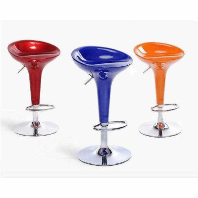 China Eco-friendly Modern Bar Furniture Height Adjustable ABS Plastic Bar Stool Hydraulic Lifting Hotel Bar Stools for sale