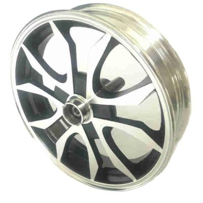 China High Quality Durable Sport Front Wheel Aluminum Alloy Motorcycle Wheel Material Black Silver Rims for sale