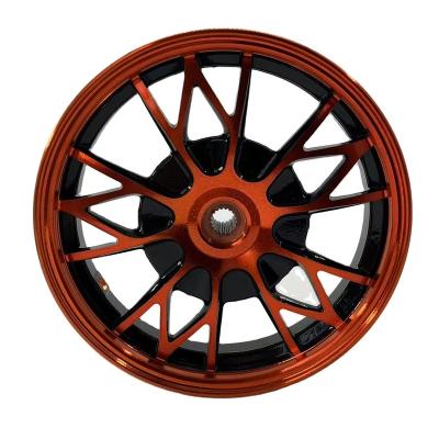 China Hot Sale Aluminum Alloy Wheel Luminous Red Aluminum Rims For E-Scooters And Motorcycles for sale