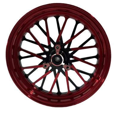 China 12 Inch Aluminum Alloy Red Motorcycle Front Wheel Rim Aluminum Alloy With Cheap Price for sale