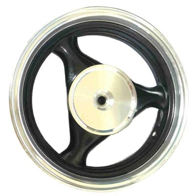 China Aluminum High Quality Three Leaf Flag Pattern Back Wheel Motorcycle Alloy Wheel Aluminum Rims for sale