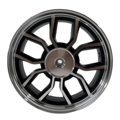 China Fit Rear Wheel Drum Brake Motorcycle Aluminum Alloy Wheel High Quality Rim for sale