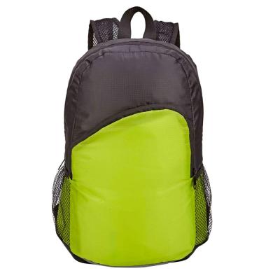 China New Backpack 190T Polyester Foldable Lightweight Ripstop Backpack Foldable Backpack for sale