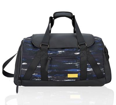 China Travel Bohemian Bag Large Capacity Sports Gym Waterproof Duffel Bag With Shoe Compartment for sale