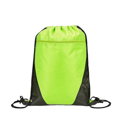 China 100% Polyester Eco-Friendly Wholesale Drawstring Backpack Custom Drawstring Bags for sale