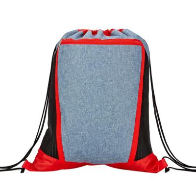 China Drawsting original factory cheap polyester draw string sports bag custom promotional drawstring bag for sale