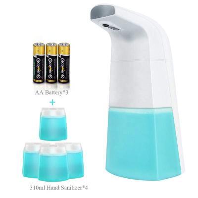 China Foam Touchless Soap Dispenser Containerized Hand Sanitizer 310ml*4 Foam Liquid Automatic Soap Dispenser With Sensor for sale