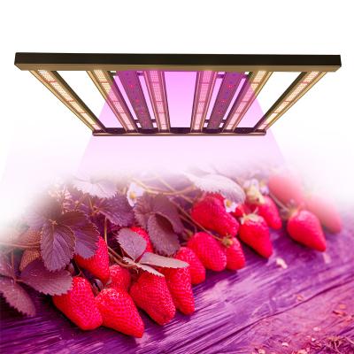 China Knob Dimming (RJ Port Wire Dimming Optional) Redfarm Samsumg 2020 Led Grow Light 480w Full Spectrum Led Grow Light Bar With UV IR Led Grow Light Bar for sale