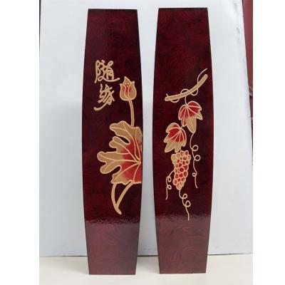 China Art Decor Morden Luxury Tall Flower Carved Vase Huge Wooden Floor Vase for sale