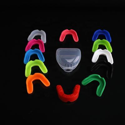 China Logo Silicone MouthGuard Gum Shield Anti Comfortable Custom Grinding Sleeping Mouth Guard for sale