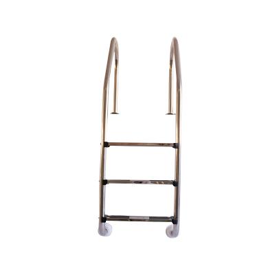 China Stainless Steel Swimming Pool Ladder 3 Step Pool Ladder Inground Pool Production for sale