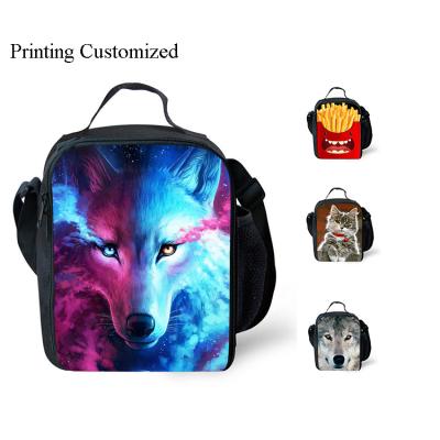 China Cartoon Waterproof Teenager Pattern Canvas Bag School Backpack Durable Nylon School Bag Customized Pattern for sale