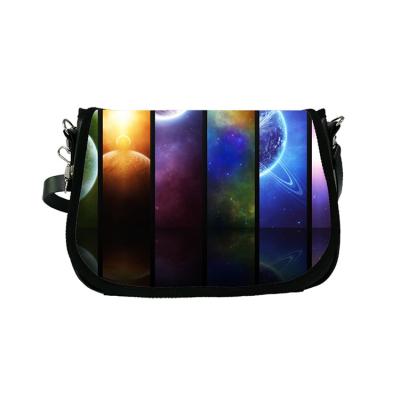 China New mini shoulder bags waterproof custom beauty logo pattern sky adjustable shoulder bag cross - body streetwear for sale