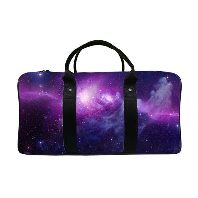 China OEM Customized Popular Organizer Travel Bags Custom Large Size Your Design Beauty Sky Pics Pattern Travel Luggage Bags On Sale for sale