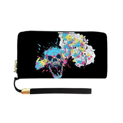 China china women wallets art waterproof fashionable increative beauty pics customized pattern women leather wallets for sale