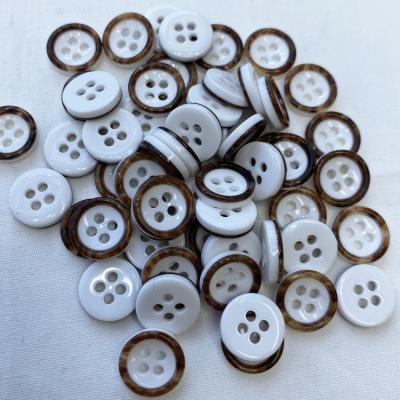 China Sustainable Button Maker Sells Custom Recycled Shirt Buttons Recycled Resin Shirt Buttons for sale