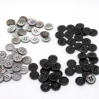 China Factory direct sales 6-30MM stock natural environmental protection shell buttons shirt accessories high quality natural shell buttons for sale