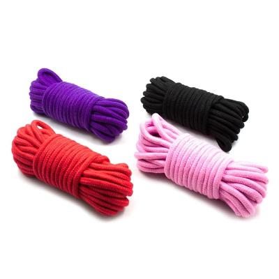 China Wholesale Eco-Friendly 5M Cotton Basket Bondage Slave Rope Toys Rope Bondage Gay Belts-Harness Shoulder Restraints Fetish From China for sale