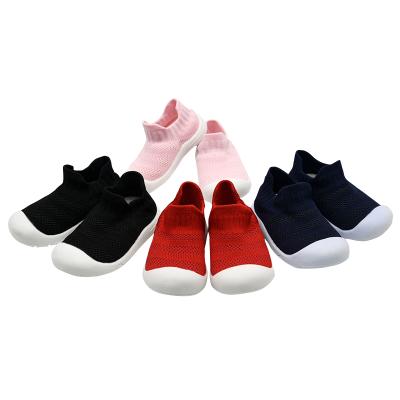 China Solid Color Children's Hot Selling Smell Proof Smell Proof Sneaker Comfortable Kids Eva Outsole Baby Shoes for sale