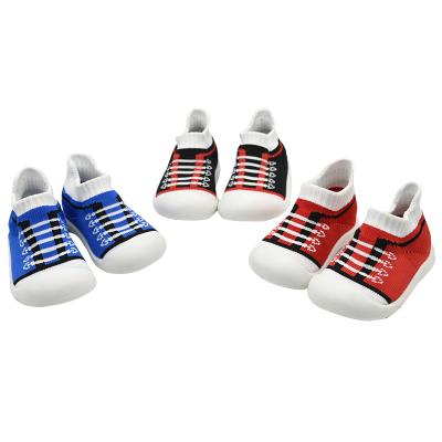 China New style Anti-smell Anti-odor baby shoes Eva outsole knit casual sneakers kids shoes for boys girls for sale