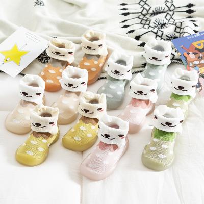 China Wholesale Custom Anti Slip Organic Anti Slip Anti Slip Knit Combed Cotton Baby Sock Socks 2 Months Floor Toddler Girl Boy Cute Socks For Baby for sale