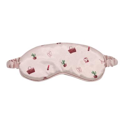 China High Quality Anti Wrinkle Silk Eye Sleep Mask Custom Made Fashion For Sleeping for sale