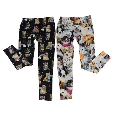 China Gril Legging Breathable Breathable Cute Animal Printed Seamless Legging for sale