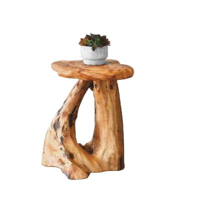 China Wholesale Convertible Stump Side Table, Live Edge Stools, 19 inch (48.3cm) for sale