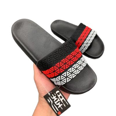 China Gray High Quality Fashion Summer Light Black White Men's Breathable Health Slippers for sale