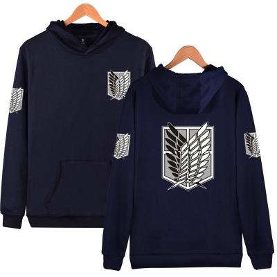 China Breathable 3D Printing Cotton Hoodies Pullover Sweatshirt For Anime Attack On Titan Fans for sale