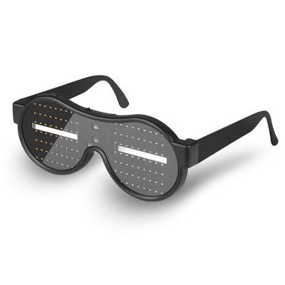 China ABS Shape LED Glasses Party Club Flashing Light Outdoor Indoor Glasses for sale