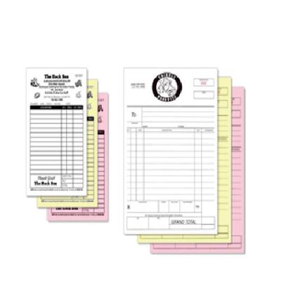 China paper & Custom Paperboard NRC Carbon Bill Invoice Book Carbonless Paper Printing for sale