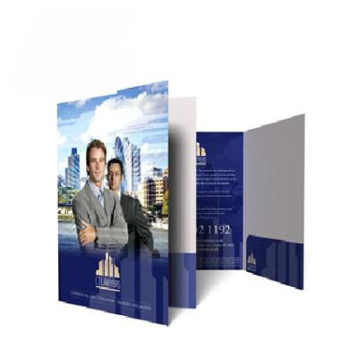 China paper & Fantastic Color Folded Cardboard Leaflet Brochure Printing Service Fast Delivery for sale