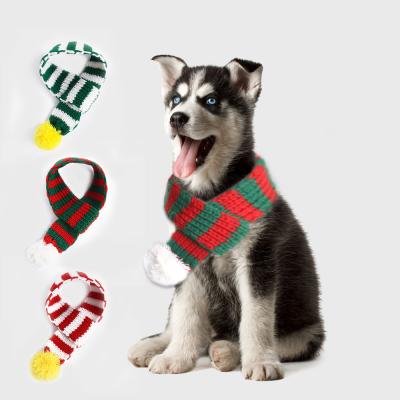 China Viable Warm Christmas Winter Dog Accessories Scarf So Low Husky Fake Decoration Scarf for sale