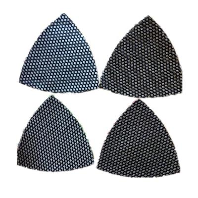 China Stone Triangle Plated Diamond Polishing Pad 80X80X80mm for sale