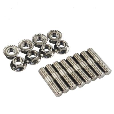 China S31254, B8MLCuN, B8MLCuNA stainless steel fasteners, studs bolts and nuts with gaskets, custom sizes are available for sale