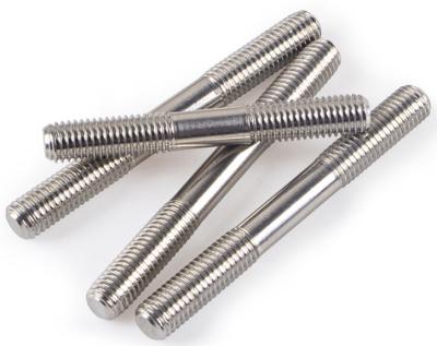 China Stainless Steel Stud Steel Rod Standard Size M8 Grade 8.8 10.9 And Stainless Nut M6 M42 M48 Double Bolt for sale