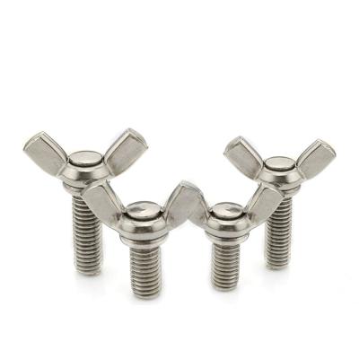 China M6*30mm 304 316 Stainless Steel Wing Bolts Stainless Steel Nuts Carbon Steel Grade 4.8 Blue White Galvanized Lwing for sale