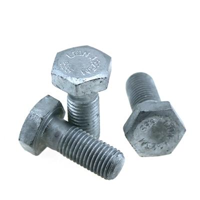 China Steel ASME B18.2.1 M50 M70 304 Stainless Steel Hex Bolts Zinc Nickel for sale