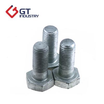 China DIN 933 M40 M60 Machine Carbon Steel Grade 10.9 Hex Carriage Bolts For Car for sale