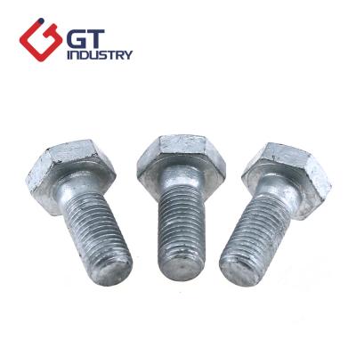 China Mechanical Machine Made In China ISO 4018 DIN 933 M32 M72 Black Zinc Hex Head Bolt for sale